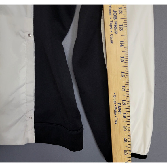 Izod PFX Windbreaker Jacket Womens XS White Black Full Front Zipper Pockets Golf - Picture 10 of 14